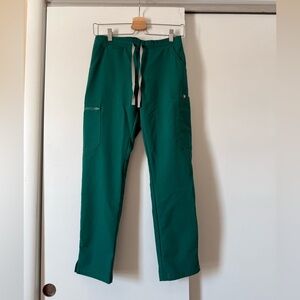 Figs Hunter Green Scrub Pants